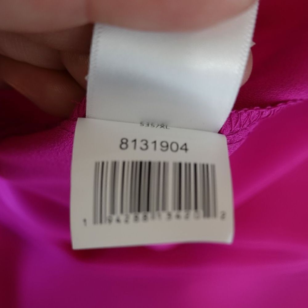 1. State Strapless Ruffled Tiered Dress Pink Size XL NWOT - Picture 14 of 15
